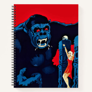 Cuaderno Cartel de la película del icónico mono gigante Kin