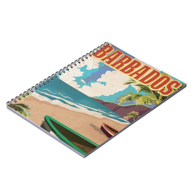 Cuaderno Cartel de viaje a Barbados (Lado Izquierdo)