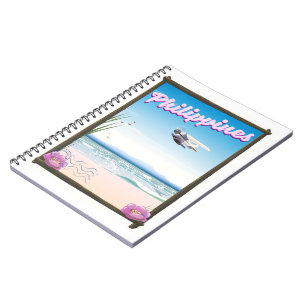 Cuaderno Cartel de viaje a Filipinas