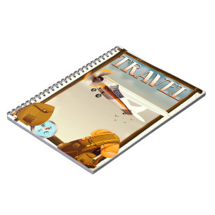 Cuaderno Cartel de viaje vintage