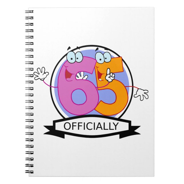 Cuaderno Cartel oficial de cumpleaños 65 (Frente)