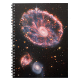 Cuaderno CartWheel Galaxy JWST James Webb Space Telescope