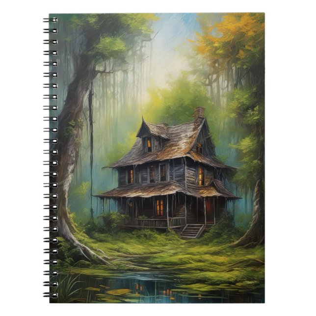 Cuaderno Casa abandonada en medio del silencio pantanoso (Frente)