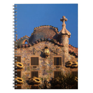 Cuaderno Casa Batilo, Arquitectura de Gaudí, Barcelona,