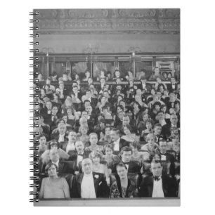Cuaderno CASA COMPLETAaudiencia, vintage, teatro, multitud,