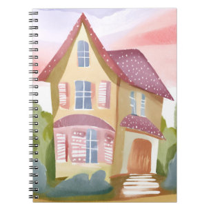 Cuaderno Casa de Acuarela   Bonito Pintado