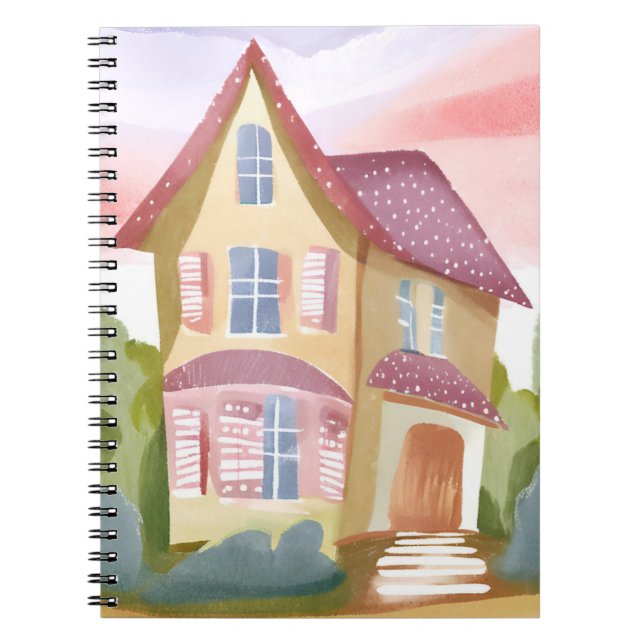 Cuaderno Casa de Acuarela | Bonito Pintado (Frente)