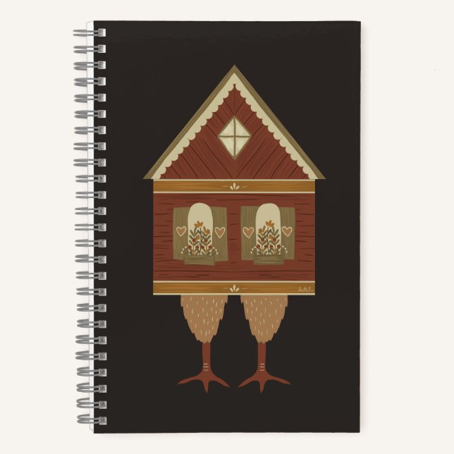 Cuaderno Casa de Baba Yaga A5 Bloc de notas (Anverso)