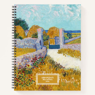 Cuaderno Casa de campo en la Provenza Vincent van Gogh Pain