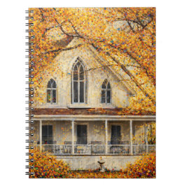 Cuaderno Casa de carpintería de fantasía neogótica
