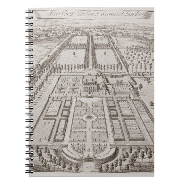 Cuaderno Casa de Fairford, Seat de Samuel Barker, de 'T (Frente)