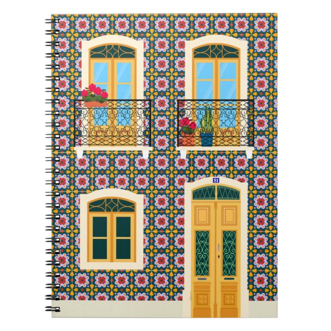 Cuaderno Casa de Lisboa con azulejos (Frente)