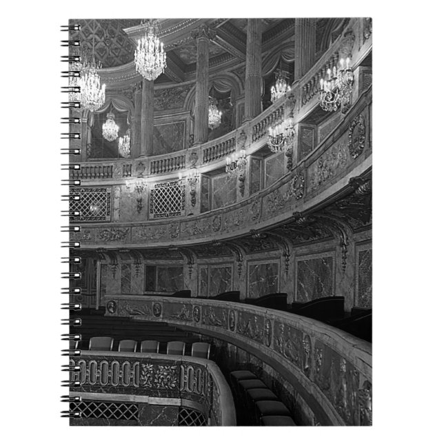 Cuaderno Casa de ópera del palacio de Versalles (Frente)