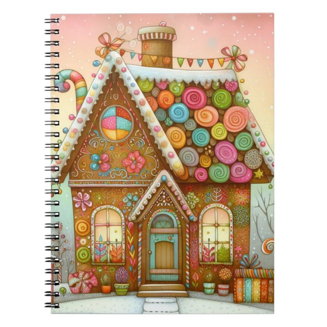 Cuaderno Casa de pan de jengibre, deliciosa (Frente)