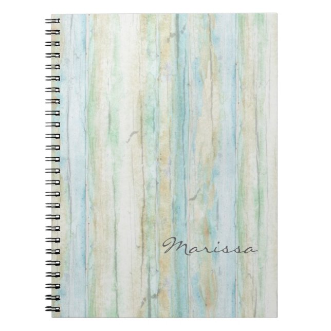 Cuaderno Casa de playa del océano del Driftwood Coastal (Frente)