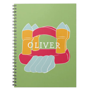 Cuaderno Casa de rebote/diseño personalizado para niños 