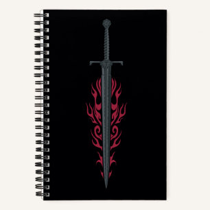 Cuaderno CASA DEL DRAGÓN   Espada inflamatoria de King Vise