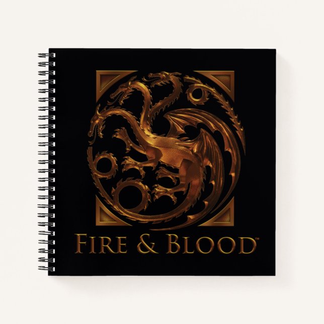 Cuaderno CASA DEL DRAGÓN | House Targaryen Sigil (Anverso)