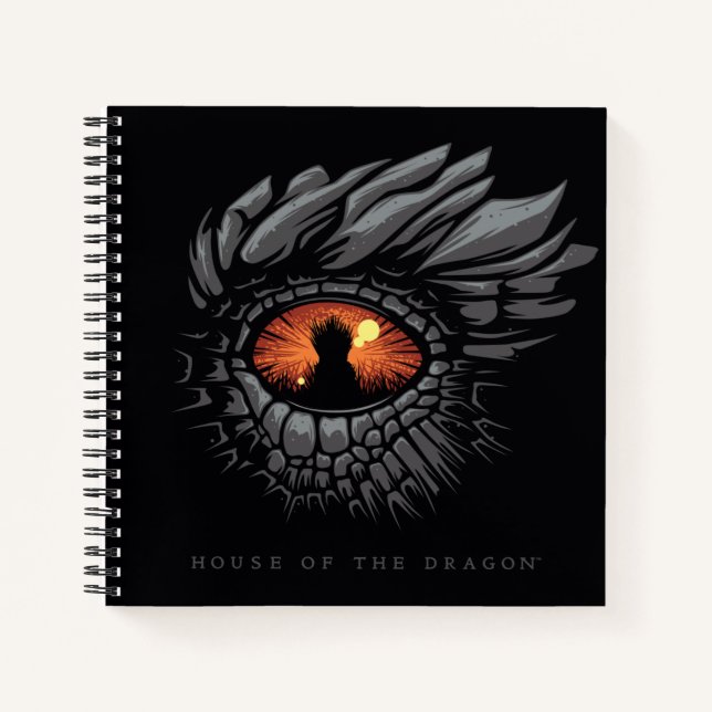 Cuaderno CASA DEL DRAGÓN | Trono de hierro ocular de Dragon (Anverso)
