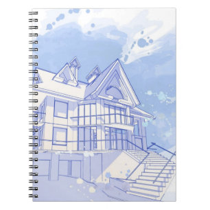 Cuaderno casa: drenaje de la acuarela