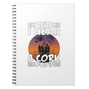 Cuaderno Casa embrujada de Halloween Pop Corkscre
