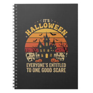 Cuaderno Casa Embrujada de Halloween Un Buen Diseño de Terr