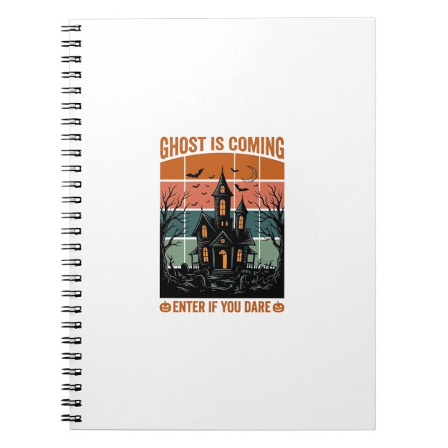 Cuaderno Casa Embrujada De La Vendimia Fantasma Que Viene H (Frente)