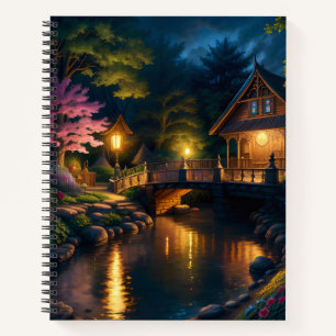 Cuaderno casa iluminada