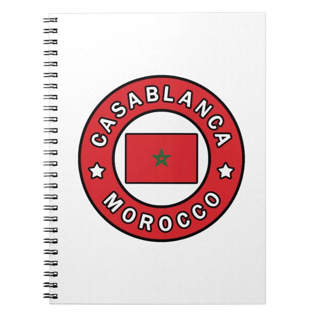 Cuaderno Casablanca Marruecos (Frente)