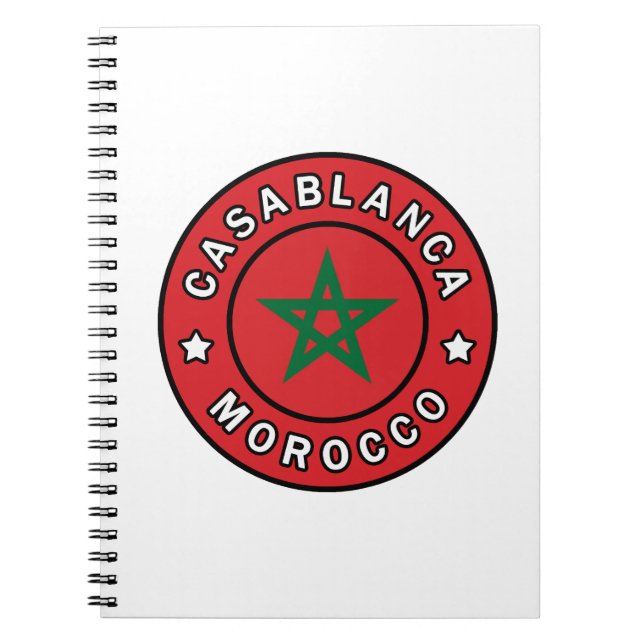 Cuaderno Casablanca Marruecos (Frente)