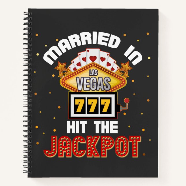 Cuaderno Casado en la pareja de Bodas del Casino Jackpot de (Anverso)