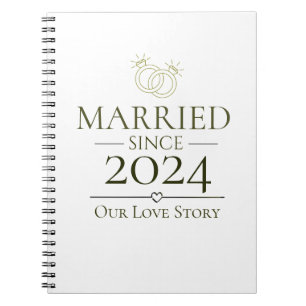 Cuaderno Casados Desde Año Personalizado Nuestra Historia d