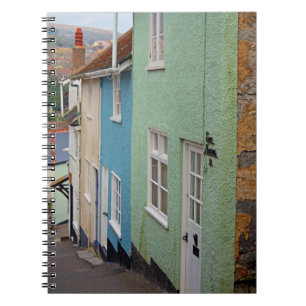 Cuaderno Casas coloridas, Lyme Regis, Dorset, Inglaterra