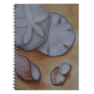 Cuaderno Casas de mar en la pintura acuática de la costa