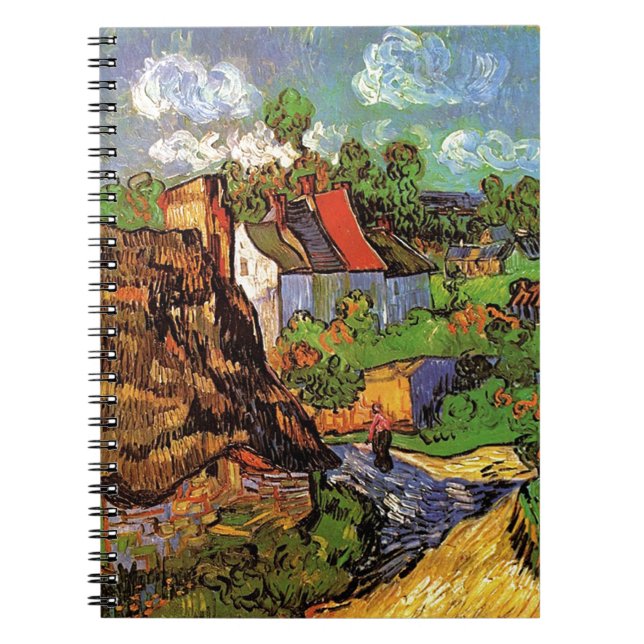 Cuaderno Casas en Auvers, Vincent van Gogh. Aldea (Frente)