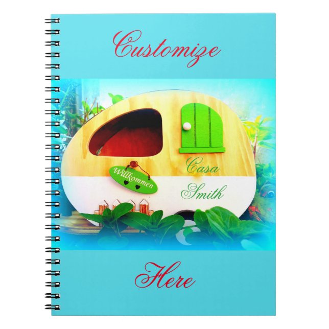 Cuaderno Casas gitanas minúsculas de la caravana (Frente)