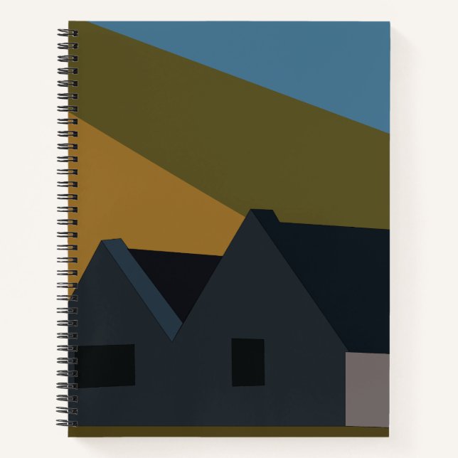 Cuaderno Casas Montañas Naturaleza (Anverso)
