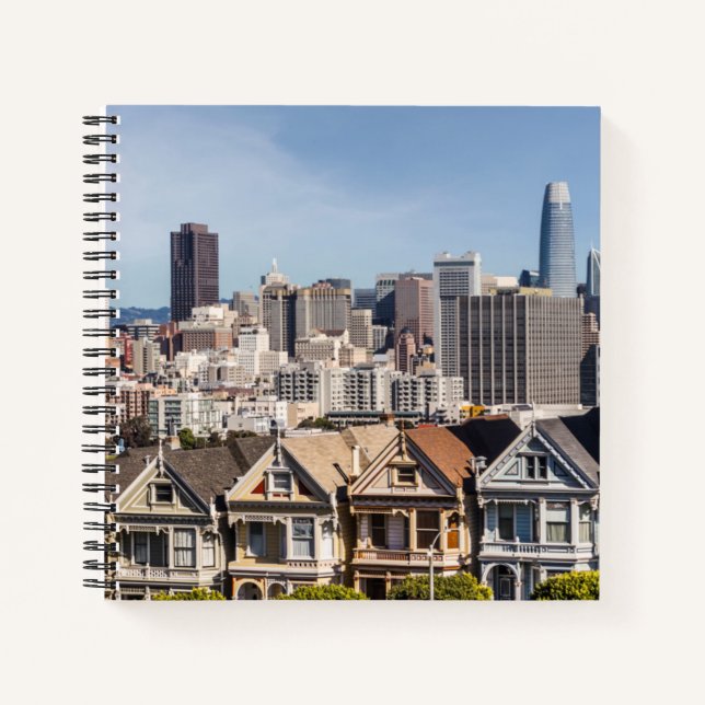 Cuaderno Casas victorianas pintadas en San Francisco (Anverso)