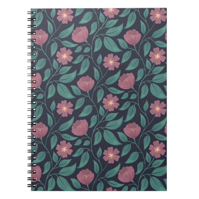 Cuaderno Cascada de Crimson (escala media) (Frente)