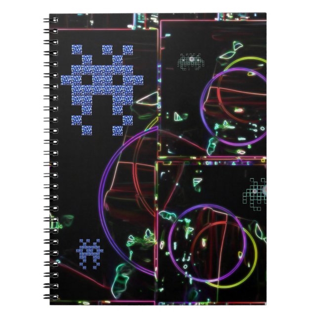 Cuaderno Cascada de Juegos Electrónicos (Frente)