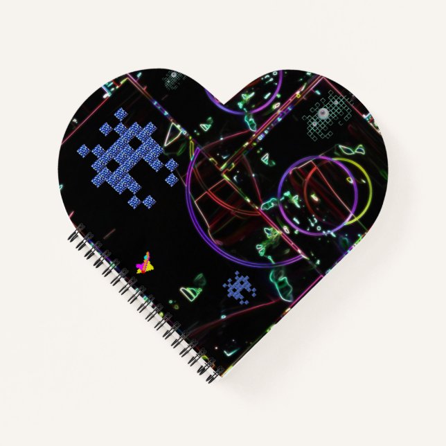 Cuaderno Cascada de Juegos Electrónicos (Anverso)