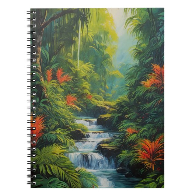 Cuaderno Cascada de Mesmerización de una corriente silvestr (Frente)