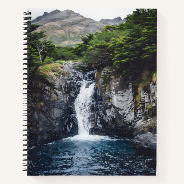 Cuaderno Cascada en el bosque (Anverso)