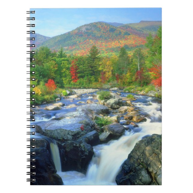Cuaderno Cascada Flume | Montañas Adirondack (Frente)