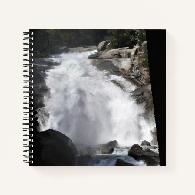 Cuaderno Cascada Mist, Parque Nacional King's Canyon, CA (Anverso)