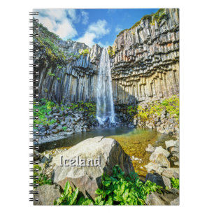 Cuaderno Cascada Svartifoss, Islandia