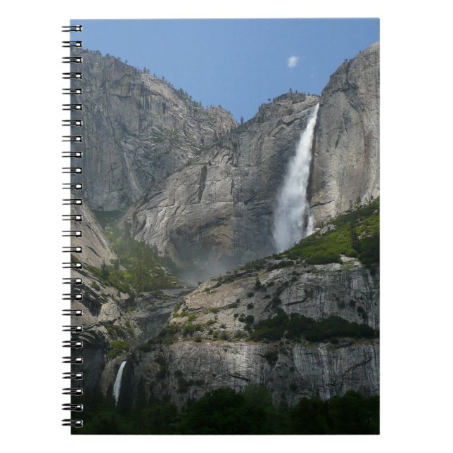 Cuaderno Cascada Yosemite III del Parque Nacional Yosemite (Frente)