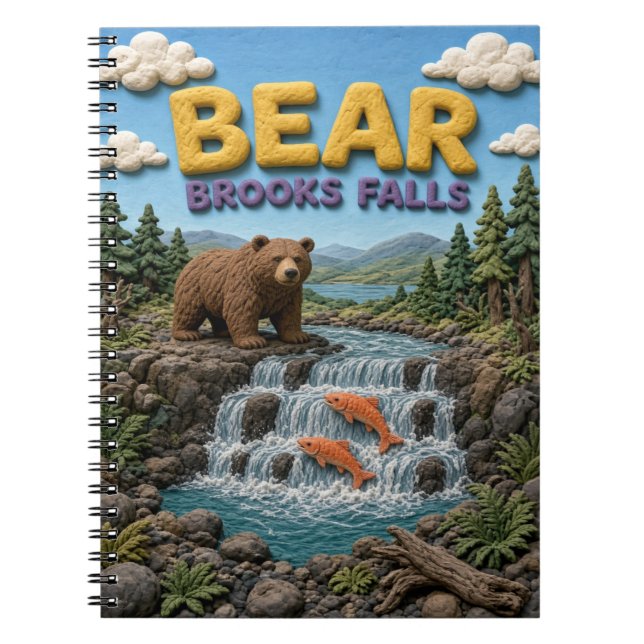 Cuaderno Cascadas Bear Brooks Modern KlayKoo (Frente)