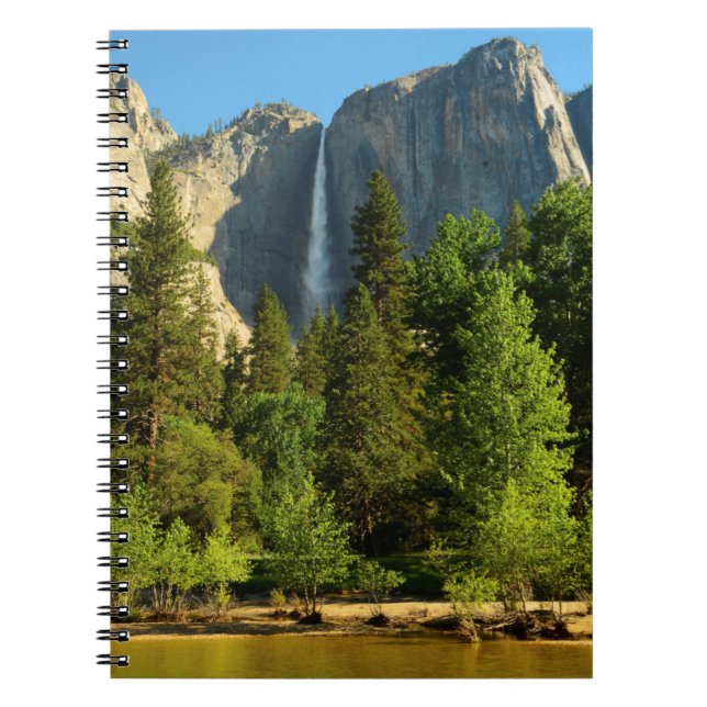 Cuaderno Cascadas de alto Yosemite, río Merced, Yosemite (Frente)