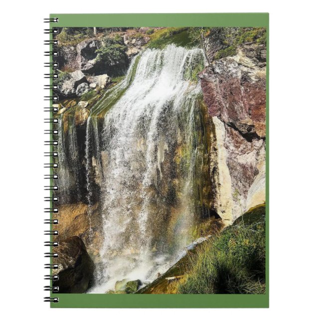 Cuaderno Cascadas de Creek de Paulina, Oregón (Frente)